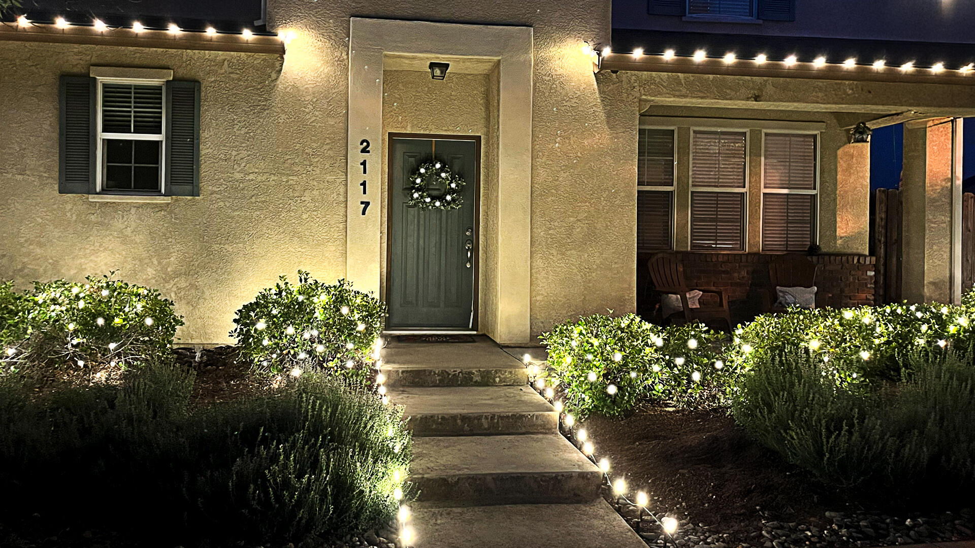 Christmas light installation - Liberty Lightworks - Benicia, CA