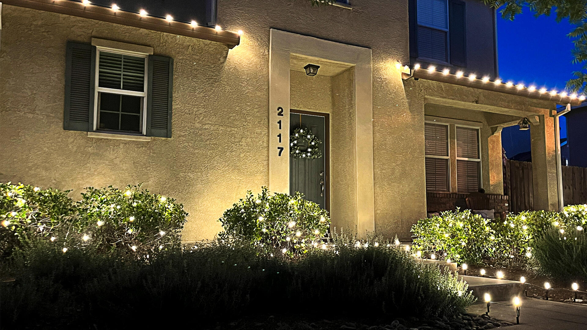 Christmas light installation - Liberty Lightworks - Fairfield, CA