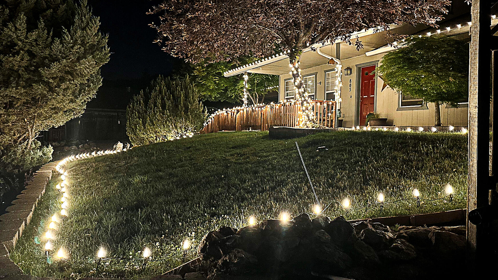 Christmas light installation - Liberty Lightworks - Fairfield, CA